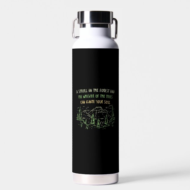 Botella De Agua Regalo de las montañas de camping (Delantero)