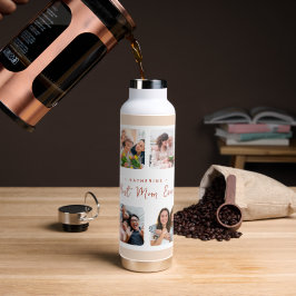Botella De Agua Regalo de una foto-mamá personalizada de colección