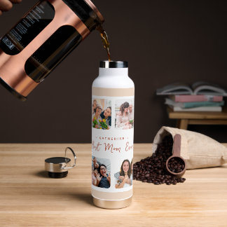 Botella De Agua Regalo de una foto-mamá personalizada de colección