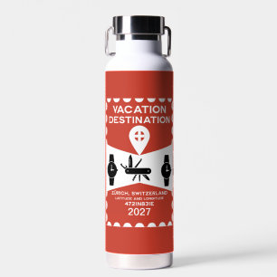 Botella De Agua Regalo de vacaciones de Suiza de destino