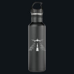 Botella De Agua Regalo del piloto de alfabetos fonéticos del avión<br><div class="desc">Regalo del piloto de alfabetos fonéticos del avión</div>