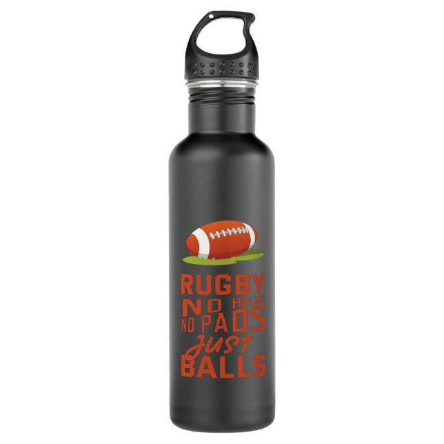 Botella De Agua Regalo deportivo de Rugby (Anverso)