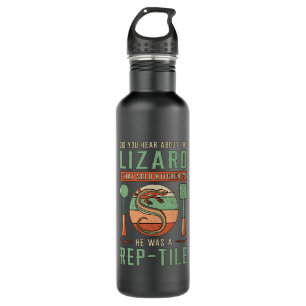 Botella De Agua Regalo divertidísimo Lizard Reptile Gecko Reptiles