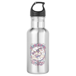 Botella De Agua Regalo Divertido y Lindo de Unicornio Saltador de