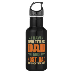Botella De Agua Regalo elegante moderno del Día del Padre Mejor an