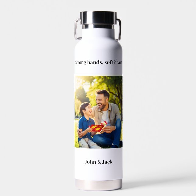 Botella De Agua Regalo especial del Día del Padre personalizado (Delantero)