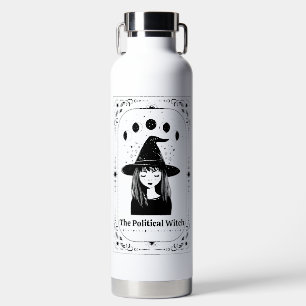 Botella De Agua Regalo Feminista Celestial Luna Zodiaco Tarot Capr