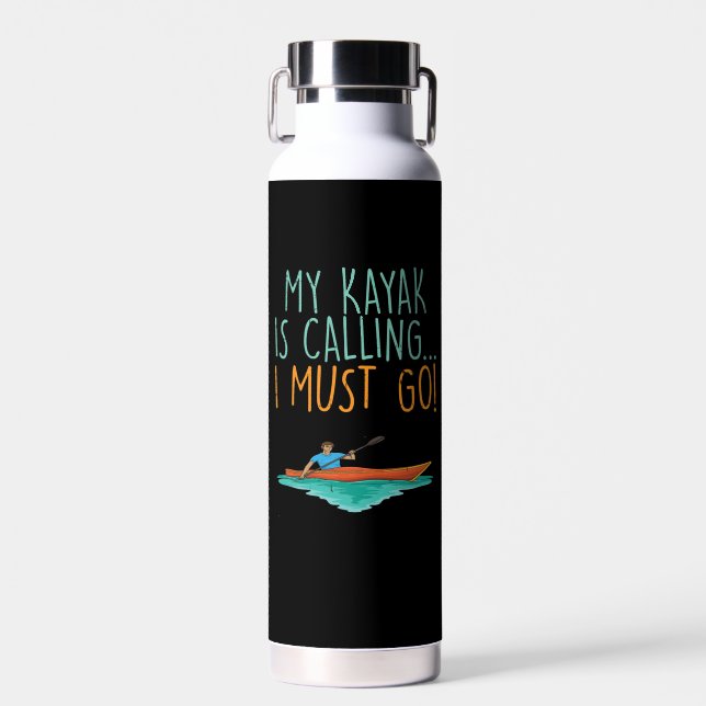 Botella De Agua Regalo Kayak (Delantero)