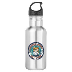 Botella De Agua Regalo para mamá de gato friki de la ciencia - Fri