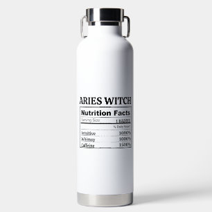 Botella De Agua Regalo personalizado de Aries tendencia de astrolo