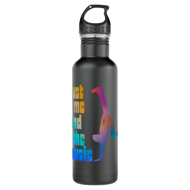 Botella De Agua Regalo Recital De Baile Para Los Niños - Solo Para (Anverso)