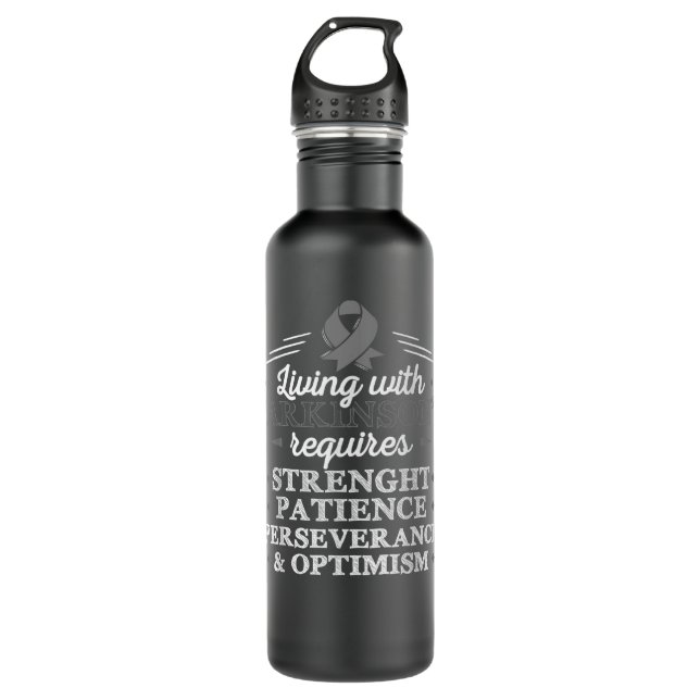 Botella De Agua Regalo T de la enfermedad de Parkinson para pacien (Anverso)