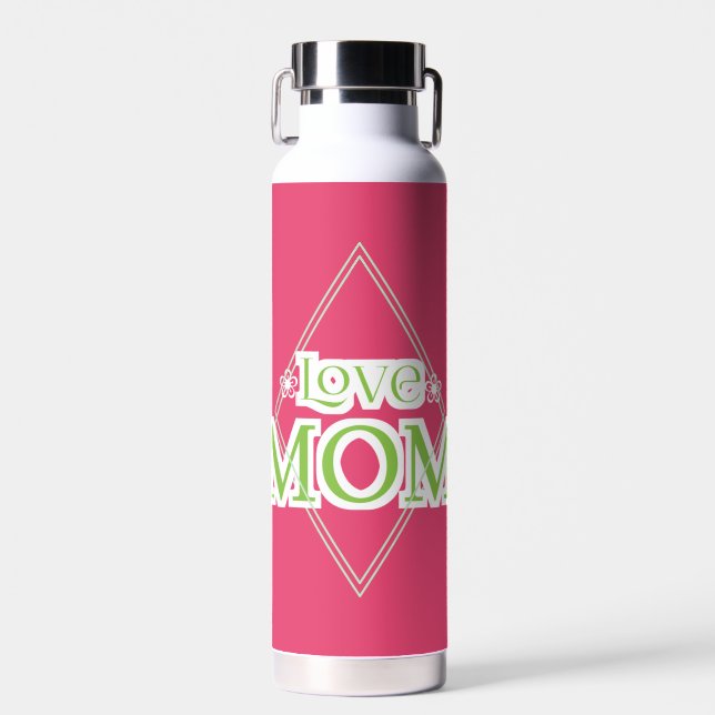 Botella De Agua Regalos de amor mamá (Delantero)
