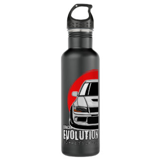 Botella De Agua Regalos de cumpleaños Lancer Evolution Side