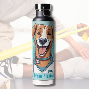 Botella De Agua Regalos de perros para terapeutas físicos Médicas