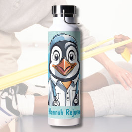 Botella De Agua Regalos de pingüino para terapeutas físicos Médica
