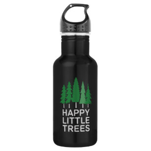 Botella De Agua Regalos Divertidos Felices Arbolitos Camping 