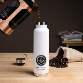Botella De Agua Regalos exclusivos de Freemason | Aislado personal