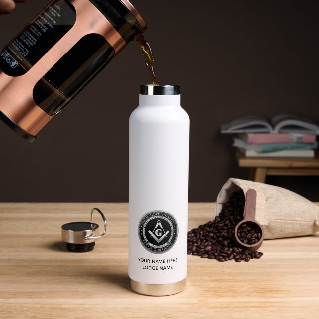 Botella De Agua Regalos exclusivos de Freemason | Aislado personal (Subido por el creador)