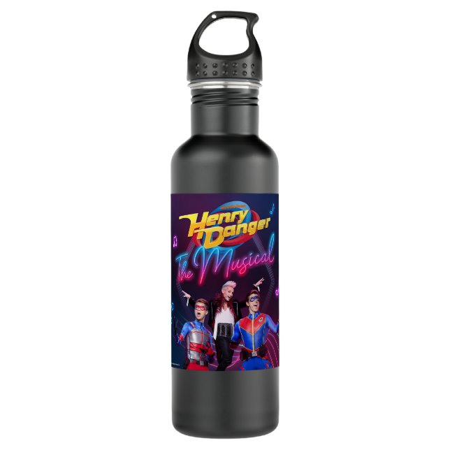 Botella De Agua Regalos Idea Henry Peligro El Hierro Png Musical E (Anverso)