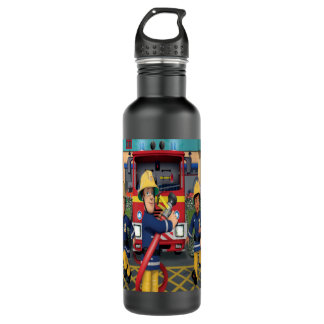Botella De Agua Regalos Idea Personalizado Nombres de Fireman Para