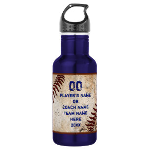 Botella De Agua Regalos para entrenadores de béisbol, ideas de reg