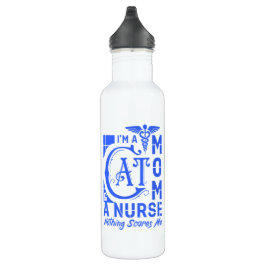 Botella De Agua Regalos para la madre del gato enfermero