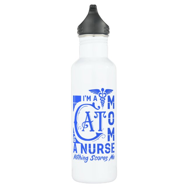 Botella De Agua Regalos para la madre del gato enfermero (Derecha)