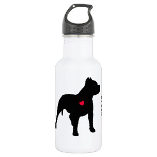 Botella De Agua ¡Regla de Pitbulls! ¡El otro Drool de los perros