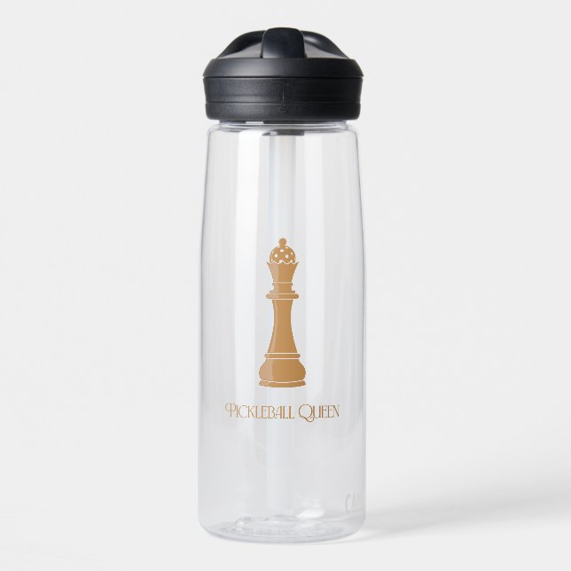 Botella De Agua Reina de Pickleball (Delante)