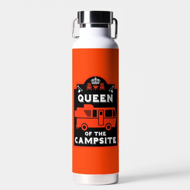 Botella De Agua Reina Del Campamento (Delantero)