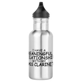 Botella De Agua Relación significativa Bass Clarinet