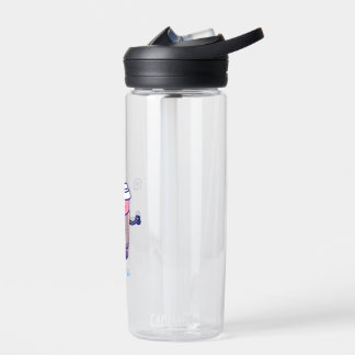 Botella De Agua Relajando la Copa de Café en meditación
