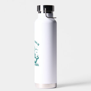 Botella De Agua Relájate Nada Está Bajo Control Yoga de Perezoso
