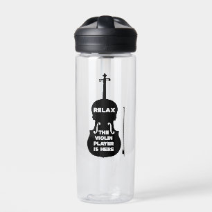 Botella De Agua Relájese El Violin Player está aquí