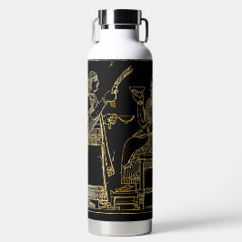 Botella De Agua Relieve de oro mesopotámico antiguo