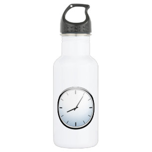 Botella De Agua Reloj que exhibe tiempo