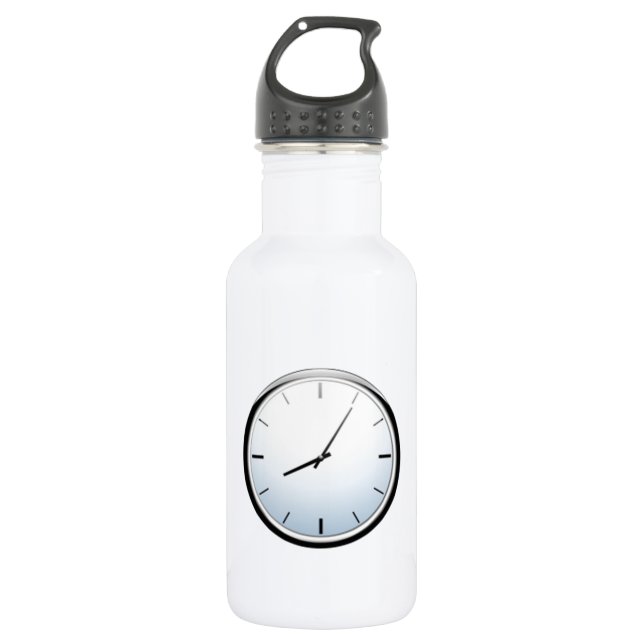 Botella De Agua Reloj que exhibe tiempo (Anverso)