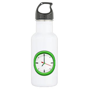 Botella De Agua Reloj que exhibe tiempo