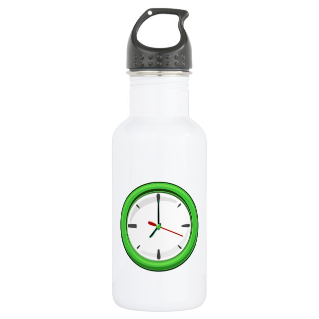 Botella De Agua Reloj que exhibe tiempo (Anverso)