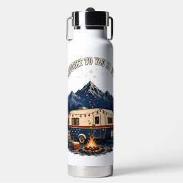 Botella De Agua Remolque de Camping 4 de Julio Montañas