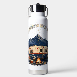 Botella De Agua Remolque de Camping 4 de Julio Montañas
