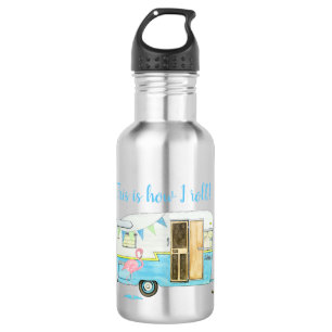 Botella De Agua Remolque de camping de época
