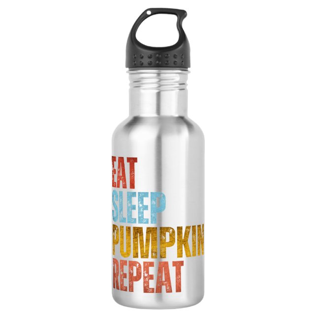 BOTELLA DE AGUA REPETIR EL PUMPKIN DEL DORMITORIO (Anverso)