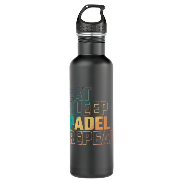 Botella De Agua Repetir la hoja de sueño (Anverso)