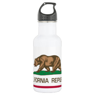 Botella De Agua República de California (Bandera del Estado)