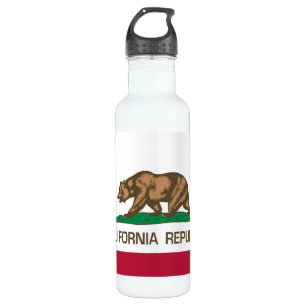 Botella De Agua República de California (Bandera Estatal)