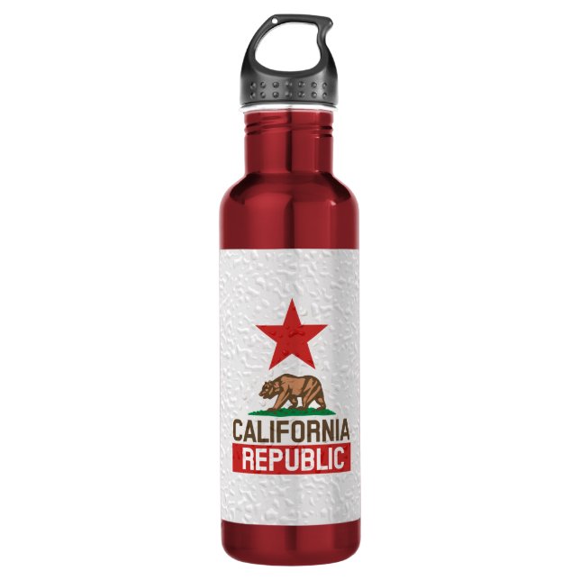 Botella De Agua República de Wet California (Anverso)