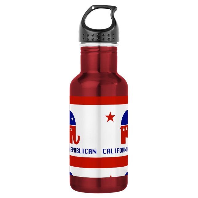 Botella De Agua Republicano de California (Anverso)