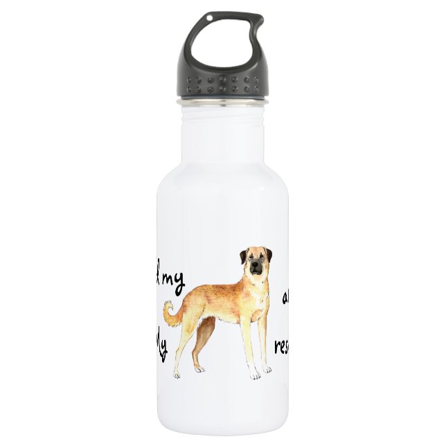 Botella De Agua Rescate Anatolian Shepherd Dog (Anverso)